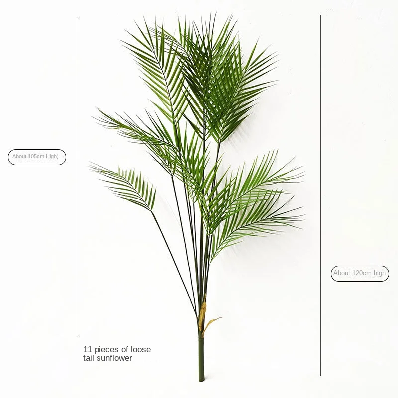 Große Künstliche Palme Grün Tropical Gefälschte Pflanzen Blume Anordnung Requisiten Hause Dekoration Hotel Büro Party Deco Accessori – Detail 5