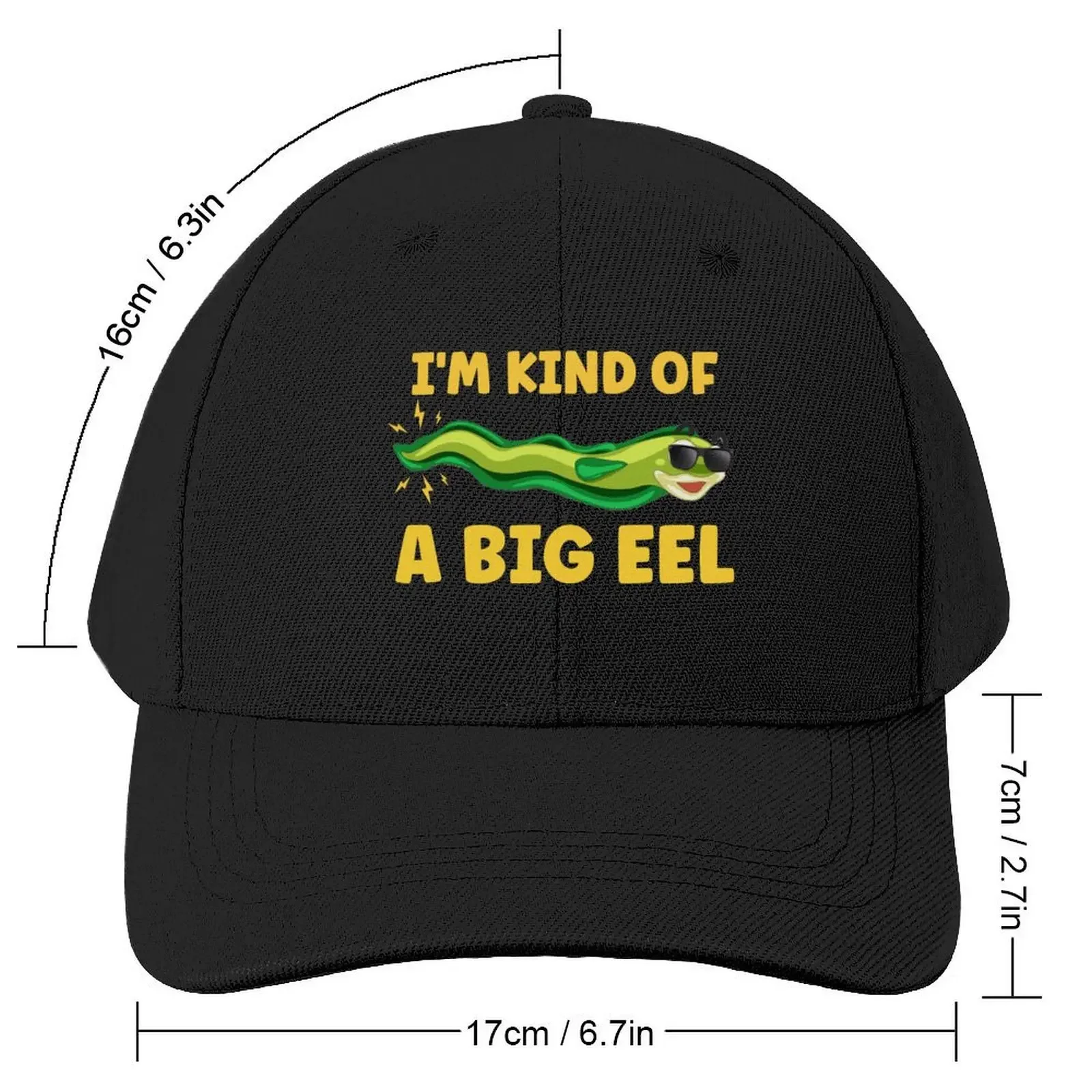 I'm Kind Of A Big Eel Baseball Cap Rugby Trucker Hat Beach Man Women's