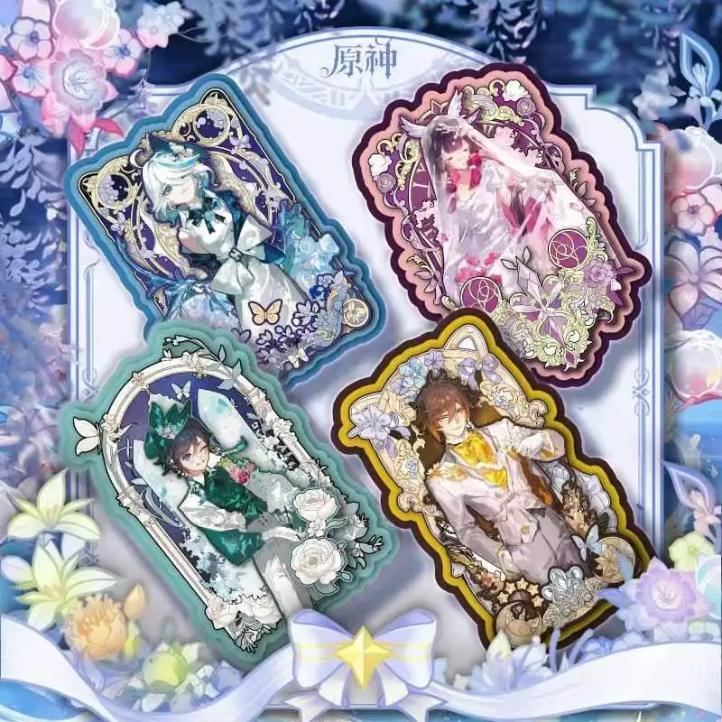 

Genshin Impact Felt Collection Hanging Ornament 85 Styles Non Woven Cloth Keychain Patch Portable Decor For Bag Cosplay Gift