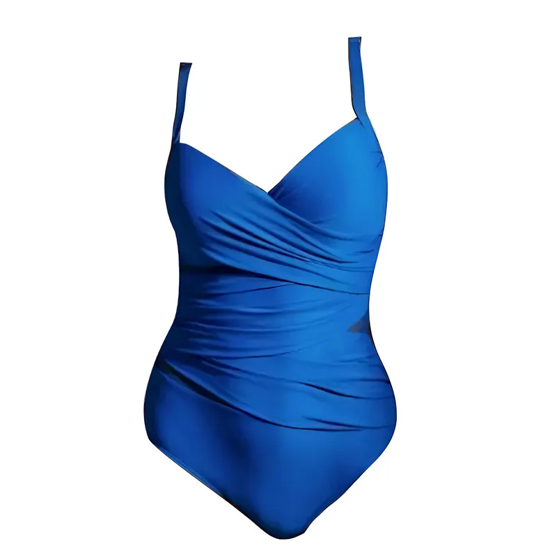 2025 nowe seksowne jednoczęściowe bikini wysokiej talii strój kąpielowy damski strój kąpielowy bez pleców strój kąpielowy jednolity, obcisły, zebrany strój kąpielowy na imprezę na plaży