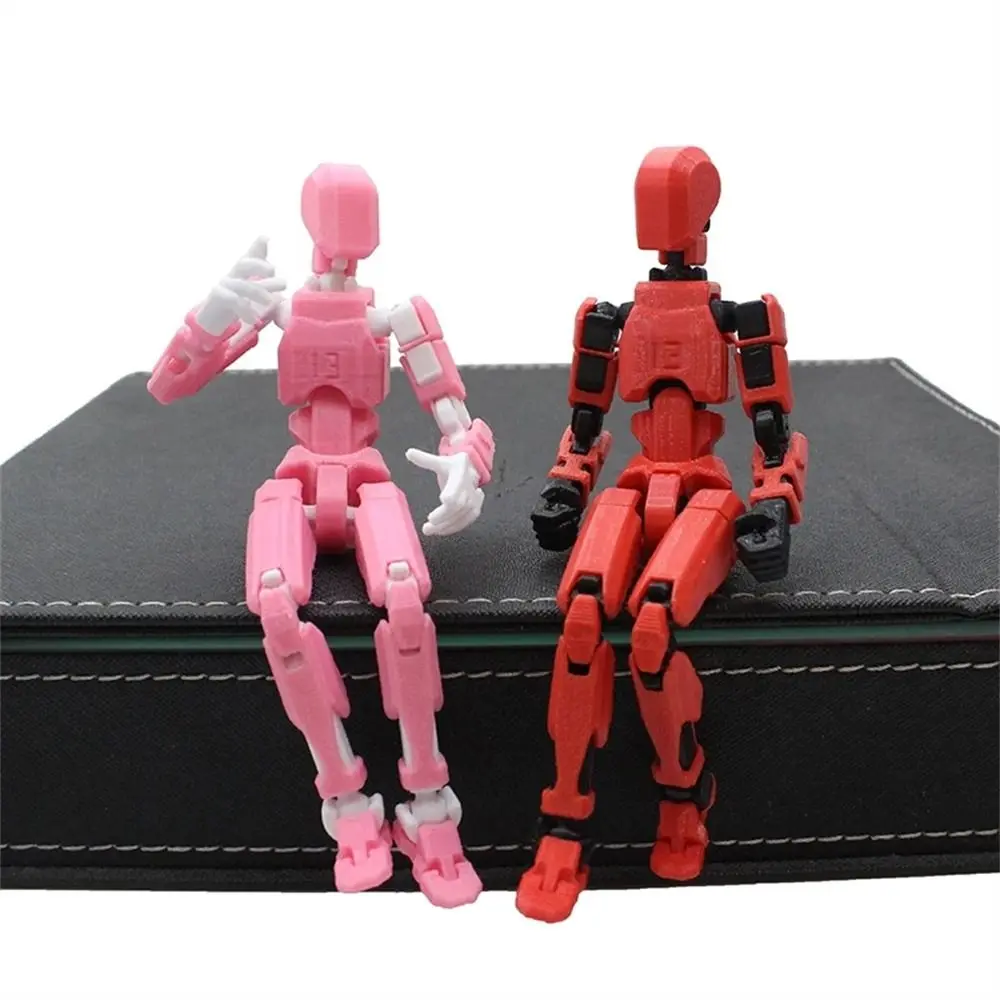Multi-articulado móvel robô modelo boneca figuras brinquedos 3d impresso manequim figura de ação manequim 13 shapeshift robô pais-crianças