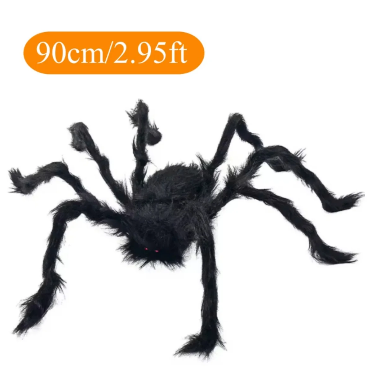 Halloween Plush Spider Outdoor Decoration Prop