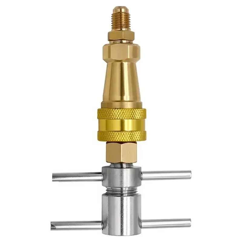 A21Q -Refrigerator Fluorine Filling Quick Connector Tool 1/4 