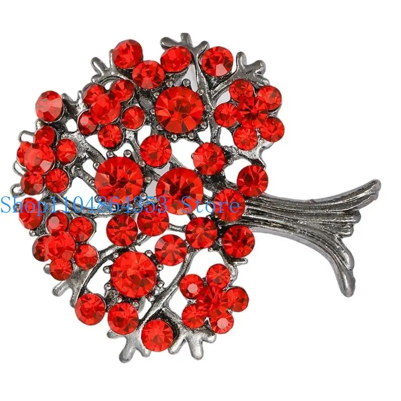 652F Distinctive tree Clothing Lapel Pin Essential Fashion Brooch Accessory