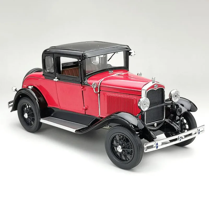 Diecast 1/18 Scale 1931 Ford Model A Coupe Classic 6137 Alloy Car Model Collection Souvenir Display Ornaments