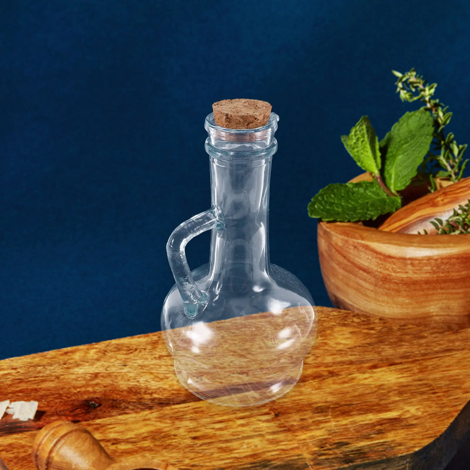 

1Pcs Kitchen Oil Seal Tank Glass Storage Container Handle Easy Grip Airtight Sauce Storage Holder Household Oil Holder