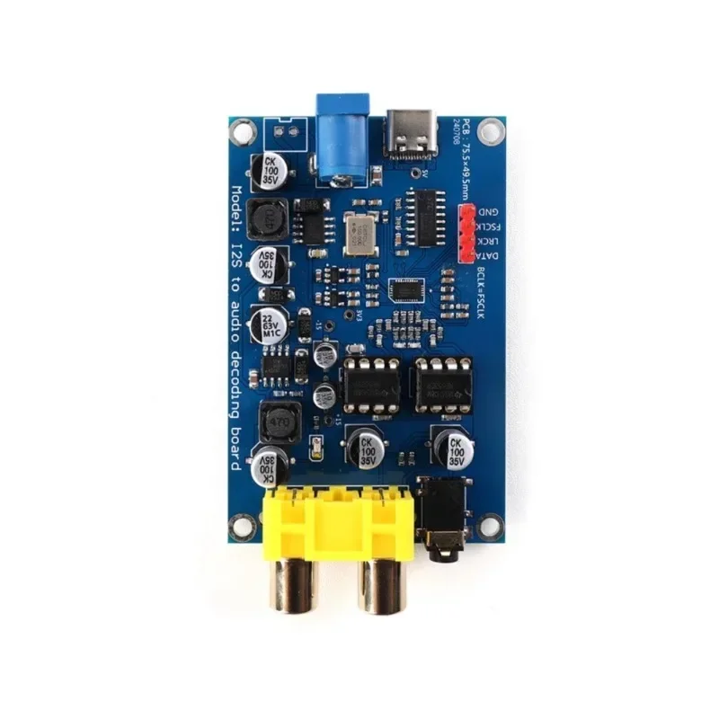 

ES9038 I2S Decoder Board DSD512 Upgrade Decoder DAC Bluetooth Device, Player