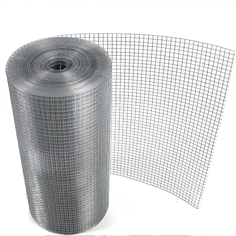 

Customized size Hot-dip galvanized steel wire mesh breeding electric welding mesh protective fence barbed wire fence 3cm square