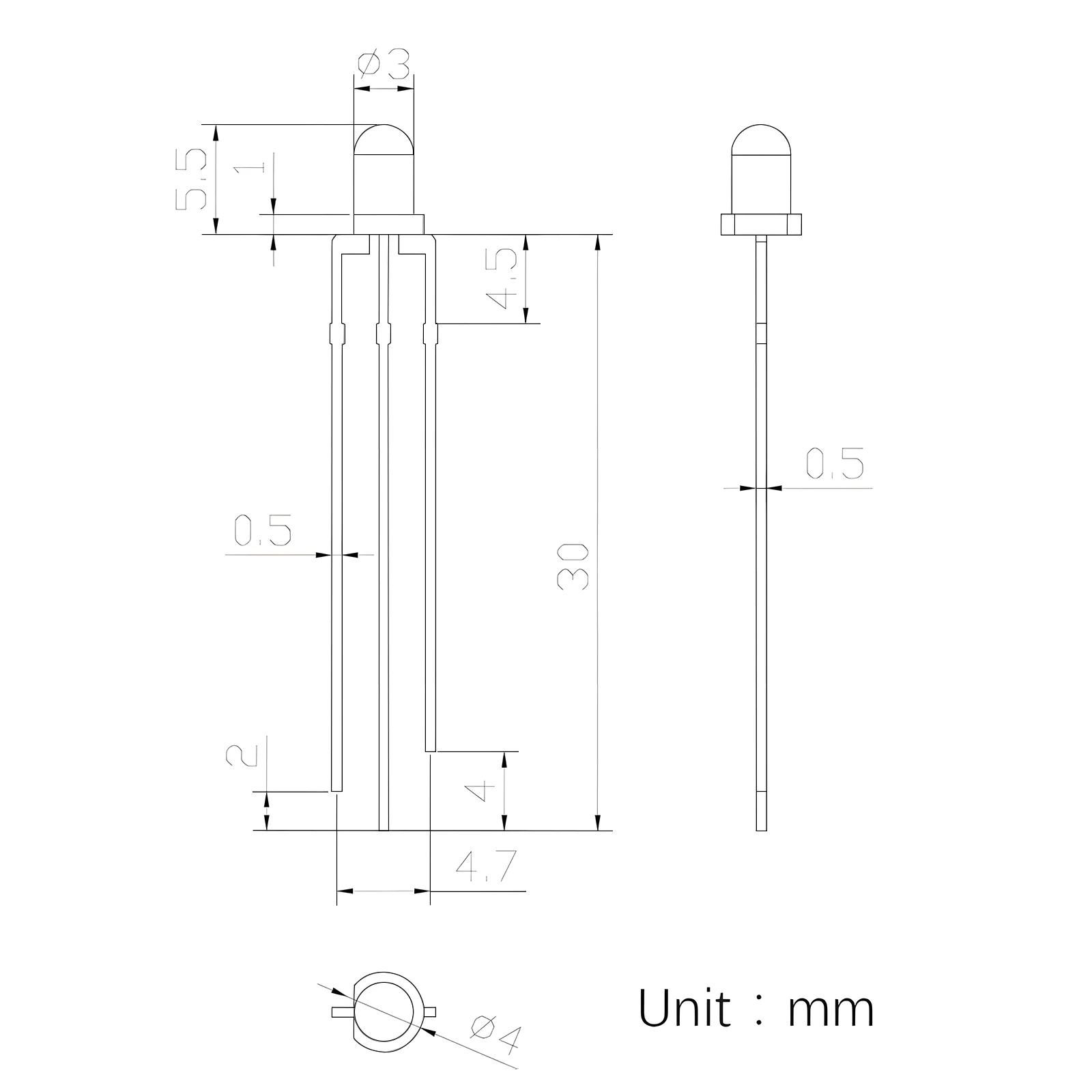 100pcs 3mm Bicolor Led Diode Emitting Light F3 Round Diffused Dual Color Fog Lamp Common Anode/Cathode Red Yellow Blue Green