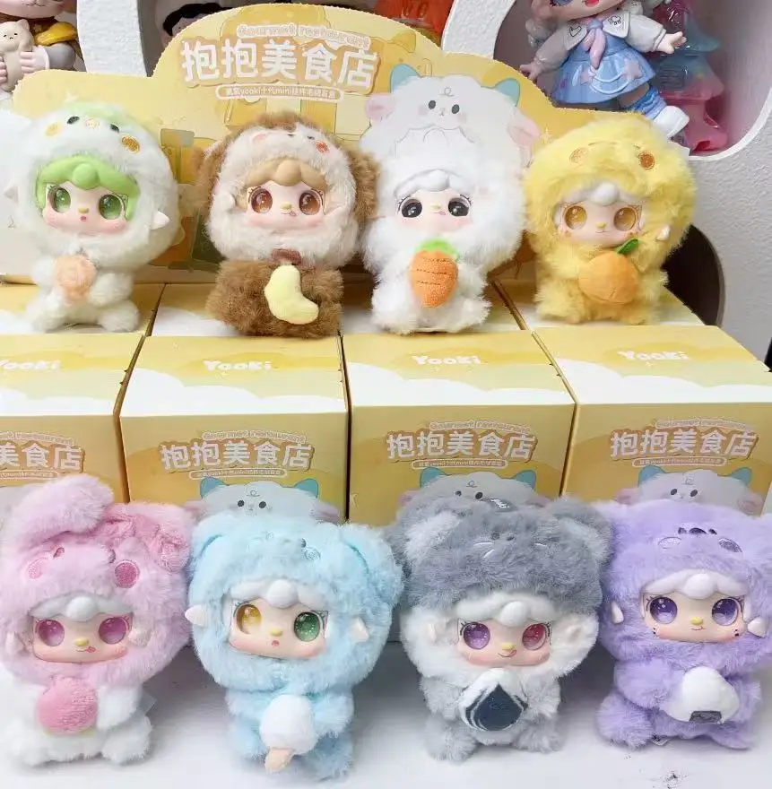 

YOOKI V10 Hug Food Shop Goumet Restaurant Series Плюшевая виниловая кукла Слепая коробка Сумка Подвеска Кукла Коллекция Декор Девушка Сюрприз Подарок
