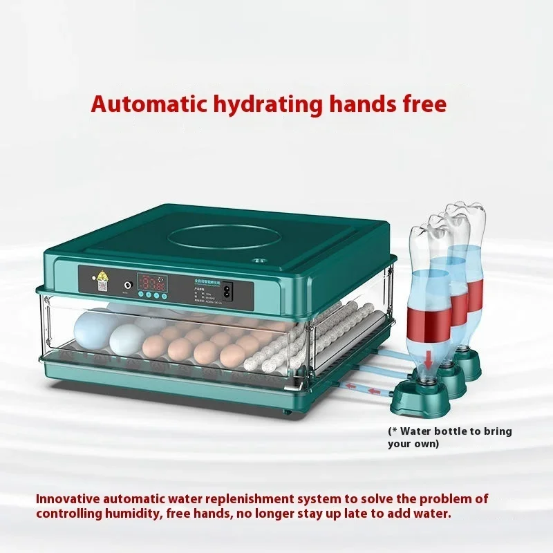 

9/15 Eggs Incubator With Drawer Type Mini Egg Incubator With Automatic Water Ionic Waterbed Replenishment And Temperature Contro