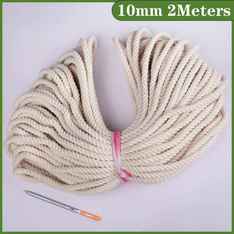 DIY Macrame Cord Cotton Rope Twine String Ribbon Crafts dream catchers Handwork Home Bohemia Wedding Decor 1/2/3/4/5/6/8/10mm