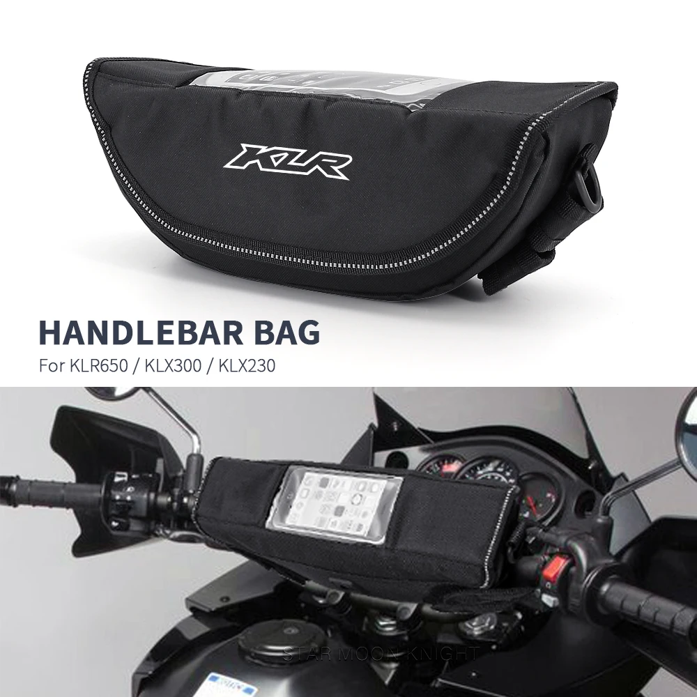 

Motorcycle Accessories Waterproof Bag Storage Handlebar bag Travel Tool bag For Kawasaki KLR650 Adventure ABS KLX300 KLX230S