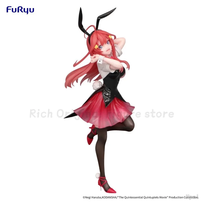 【Op voorraad】Originele FuRyu The Quintessential Quintuplets Trio-Try-iT Figuur Nakano Itsuki Bunny Girl Modellen Anime Ornamenten