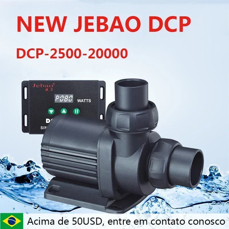 Jebao синусоидальный насос DCP-2500 3500 20000 Серия DC насос для аквариума бесшумный насос светильник подходит для морской воды погружной