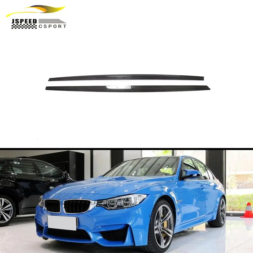 

Suitable for The carbon fiber side skirts of the BMW 3 Series F80 M3 base sedan extend 4 doors from 2014 to 2019
