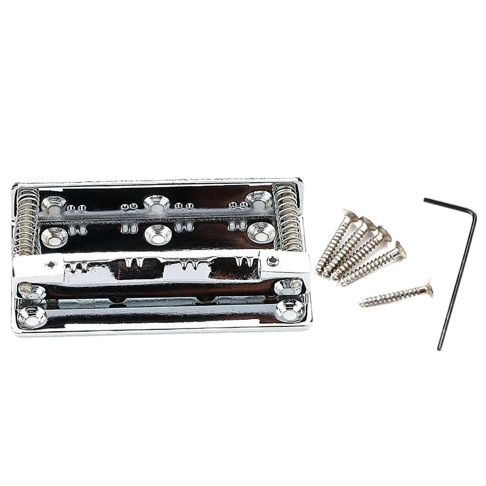 Mandolin Bridge Replacement Lightweight Easy Installation Musical Instrument Parts with Screws for Practice Stage Repair Travel