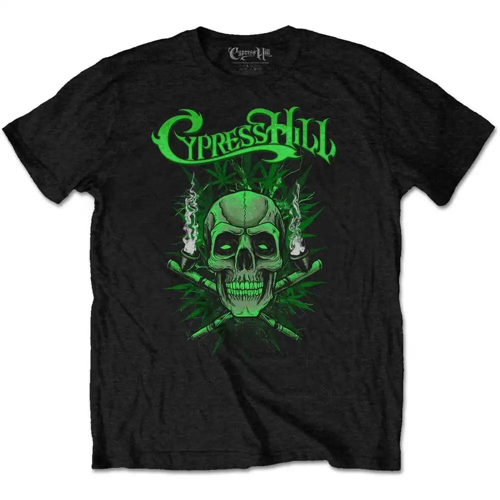 Cypress Hill Unisex T-Shirt: Twin Pipes OFFICIAL NEW  High Quality 100%Cotton Short Sleeve