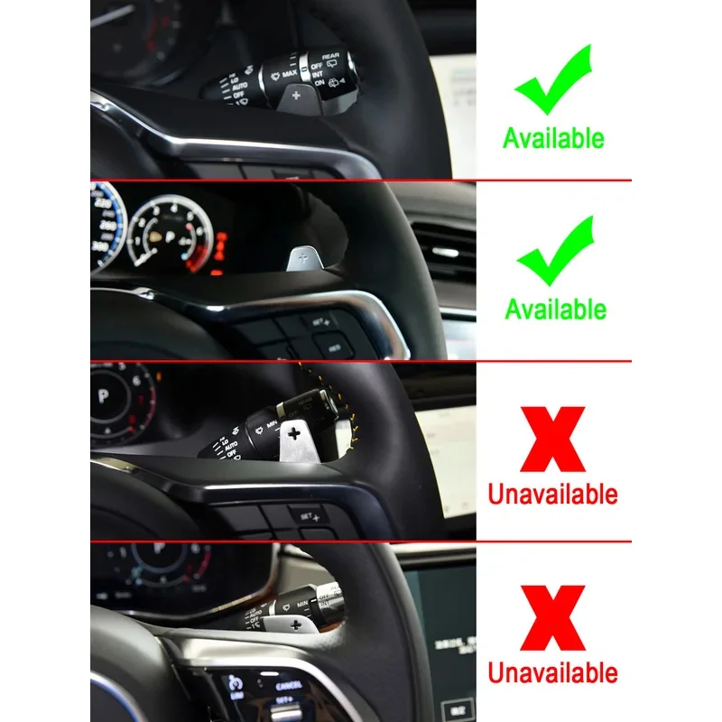 Car paddle shift for Jaguar X760 X250 X260 X761 X351 XF XE XJ F-PACE F-TYPE Steering wheel shifter extend car stickers Accessory view 2