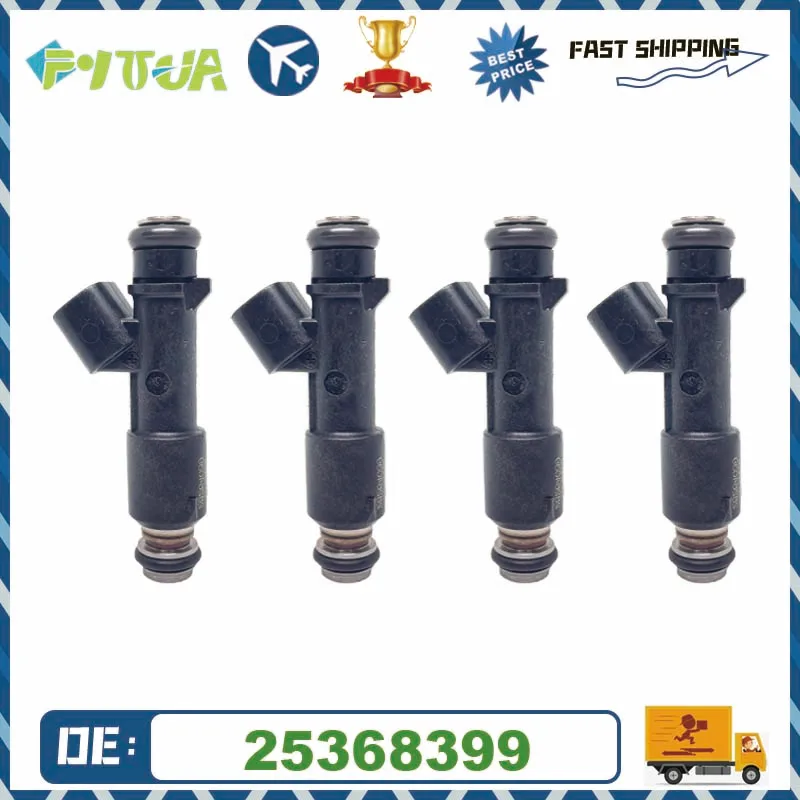 

4pcs Fuel injector 25368399 for DFM DFSK Glory 330 V27 C37 Car Accessories Automobile Spare Parts