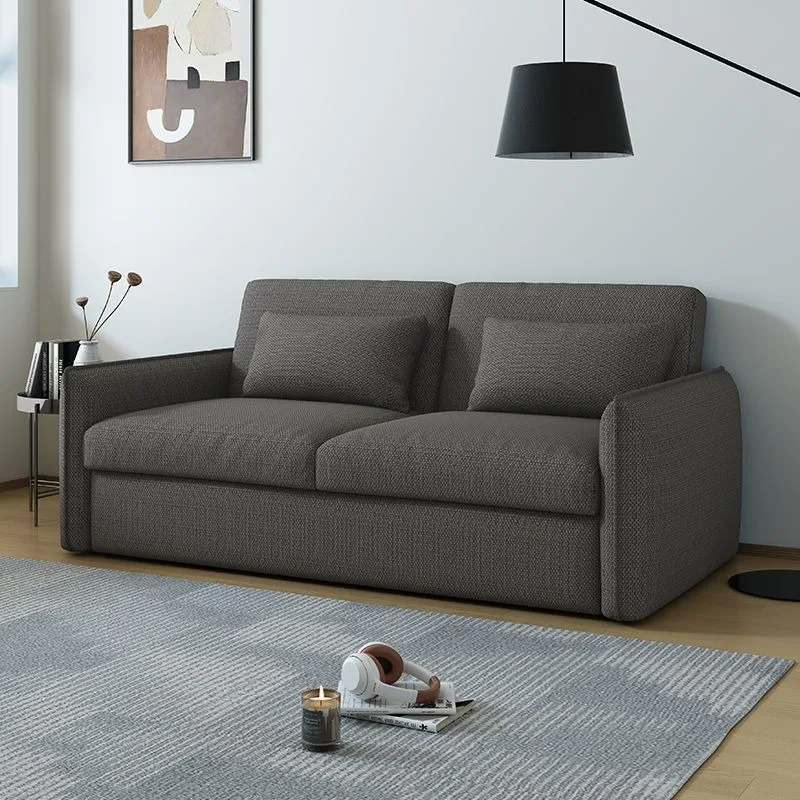 Living room cream sofa bed mattress flipped foldable multi-functional small apartment double-purpose sofa