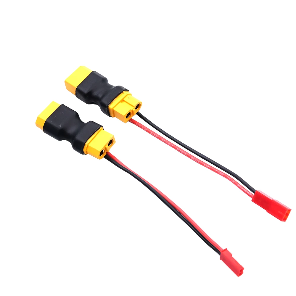 XT60 Male to Female JST Female / Male JR In-line Power Adapter Lipo Connector for RC Battery Model Charger Accessory