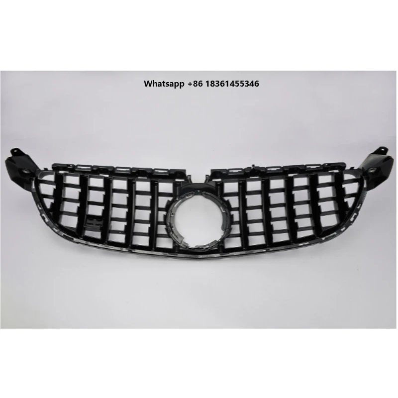 

New Front Radiator Grille for C W205 C63 C63S No Camera Model 2058881500 2058174201 ABS Material