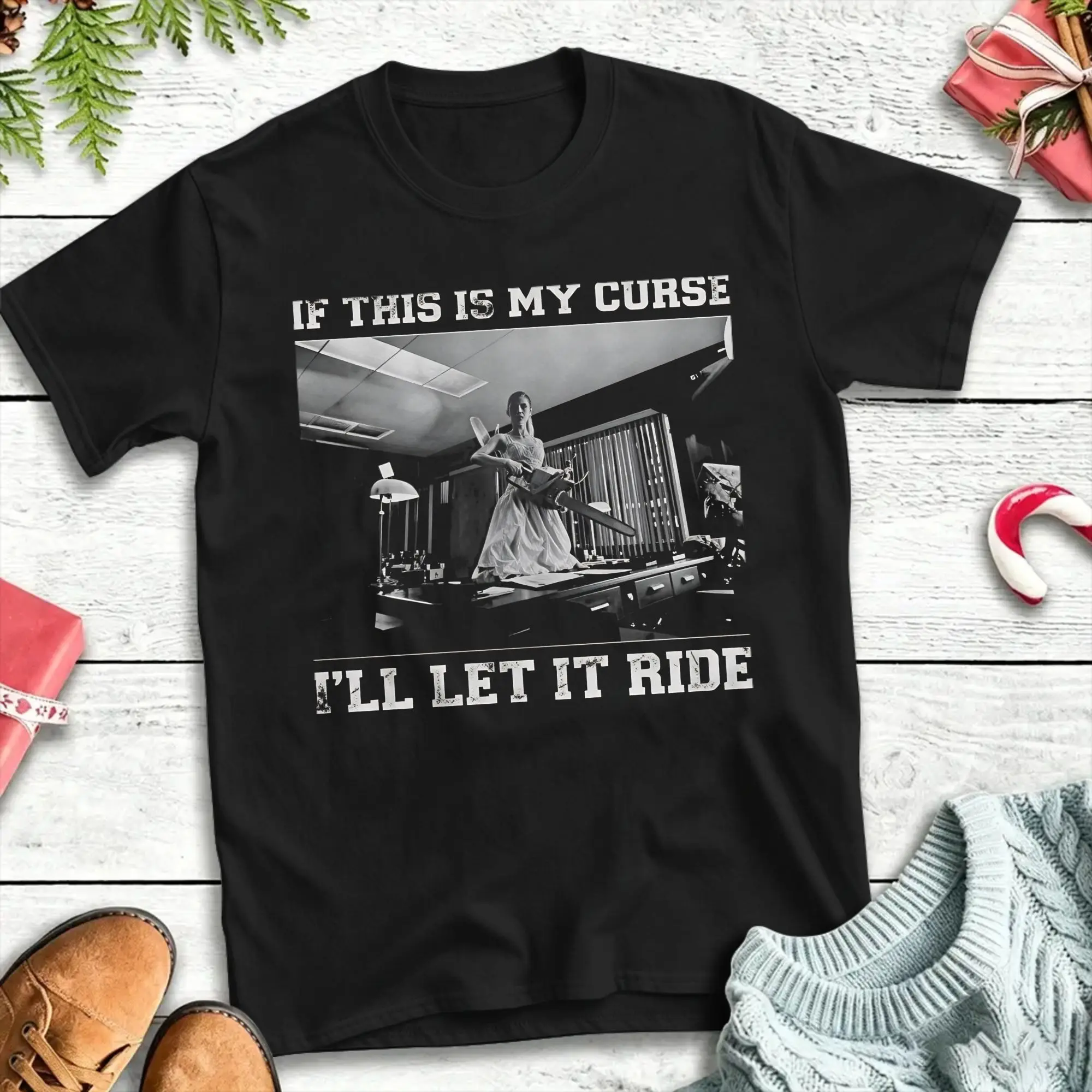 Men Ariana Grande Petal Core If This Is My Curse  T-Shirts Summer Vintage Short Sleeve T-Shirt Crewneck Harajuku Design Tshirt