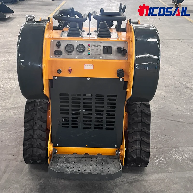 حار بيع الصين الديزل البسيطة جرافة عجلة القيادة آلات تحريك الأرض جرافة انزلاقية مع دلو #1