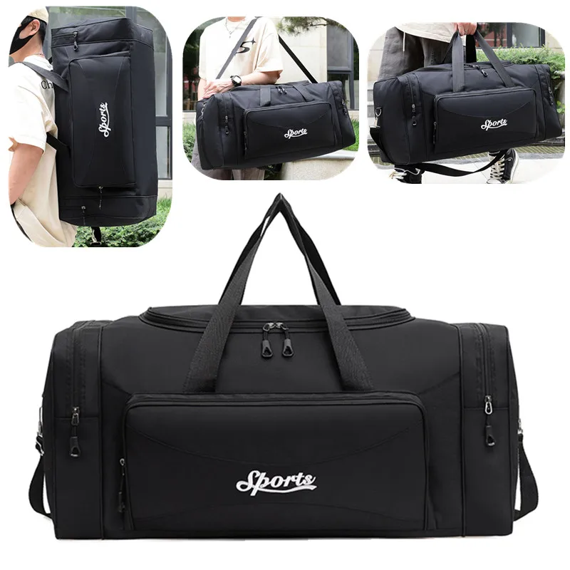 

Gym Backpack For Women's Fitness Large Capacity Weekend Training Big Shoulder Bolsas Sale Camping Goods Travel Men's Sports Bag