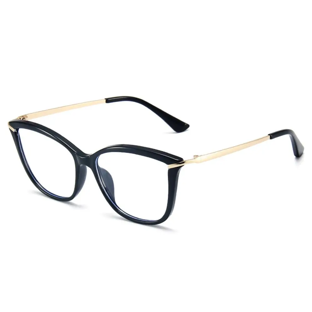 Fashion TR90 Anti Blue Light Blocking Cat Eye Glasses Frame Women Men Luxury Designer Square Optical Computer Reading Eyeglasses