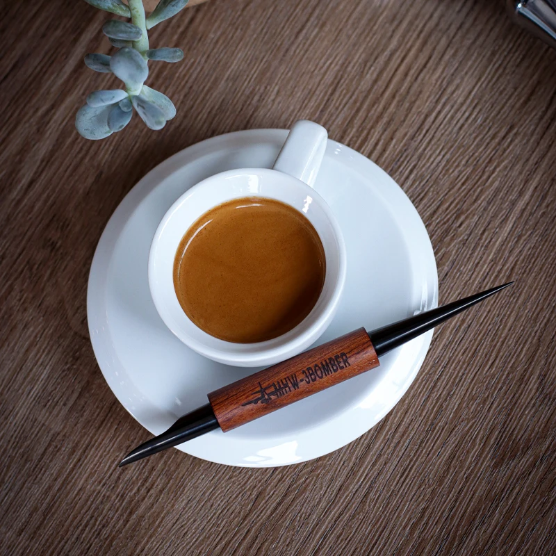 MHW-3BOMBER Coffee Latte Art Pens Vintage Espresso Cappuccino Pen Artistic Coffee Fancy Stitch Cafe Bar Accessories Barista Tool