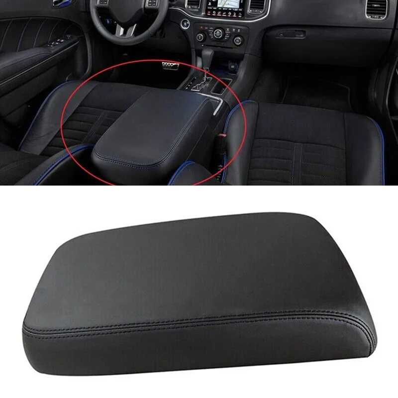 

1VT06DX9AI 1VT06DX9AH 1VT06DX9AG 1VT06DX9AF 1VT06DX9AE Center Console Armrest Box Lid Cover Fit For Dodge Charger Chrysler 300