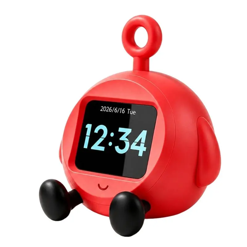 IALJ-Companion Smart Alarm Clock Interactive AI Technology:Cute Alarm Clock Offering Learning Support Companionship For Children