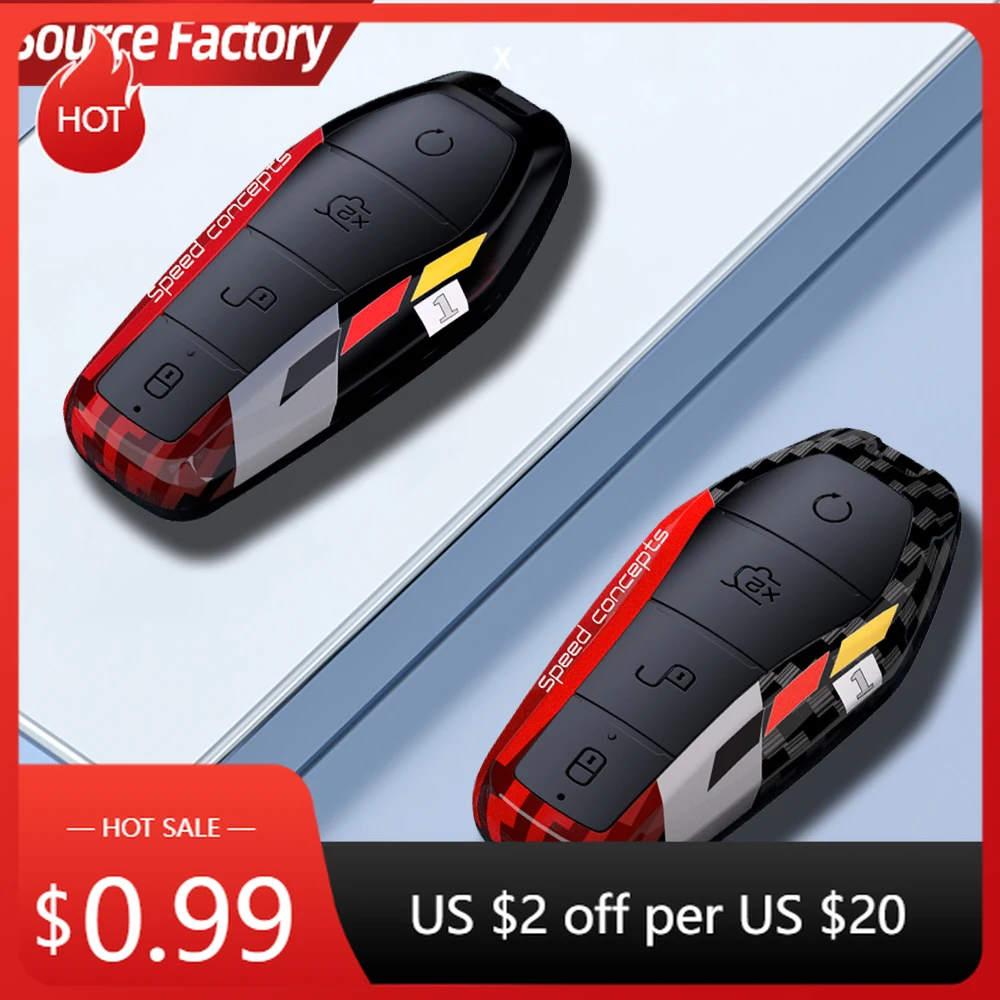 

Автомобильные наклейки из АБС-пластика, карбоновый чехол для удаленного автомобильного ключа, чехол для BYD Song Plus Atto 3 Han EV Tang DM Qin Seal Dolphin