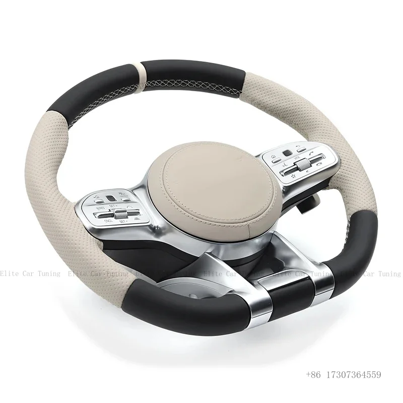 Car Steering Wheel for Mercedes Benz AMG C217 W204 W205 W211 W212 W221 W222 S63 C63 C43 SLC AMG W204 W205 CLA GLA OEM any color