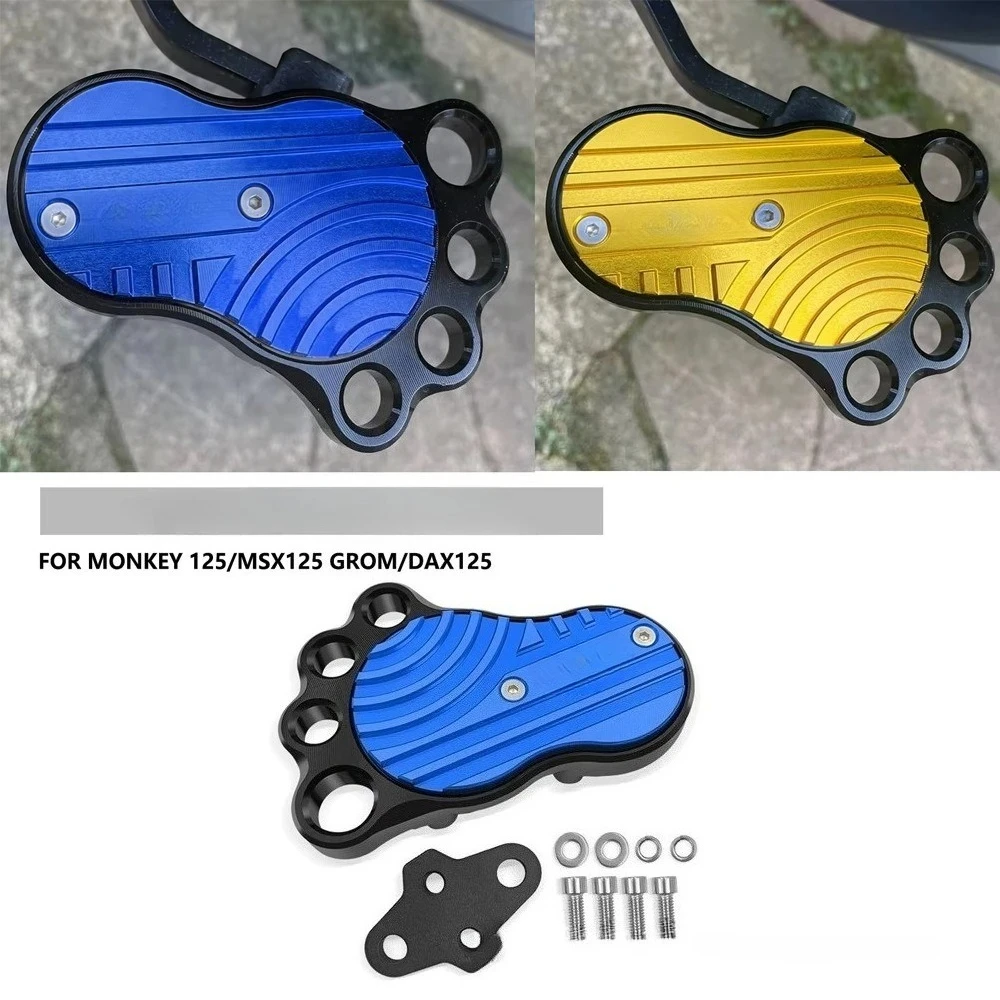 For Honda monkey 125 DAX ST125 MSX125 GROM Modified Brake Enlarged bracket Brake foot pedal 2018 2019 2020 2021 2022 2023 2024