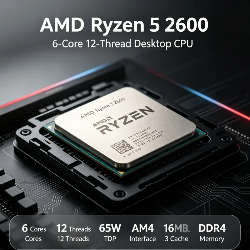 amd-ryzen-r5-2600-34ghz-6-core-12-core-65w-cpu-socket-am4-processor-bulk-16mb-l3-cache-ddr4-desktop