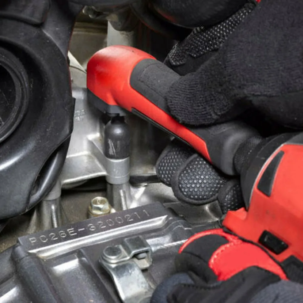 Heavy Red Drill Attachment 90 Degree Quick-Change Drill Adapter Ergonomic Drill Bit Corner Adapte Automotive Repair