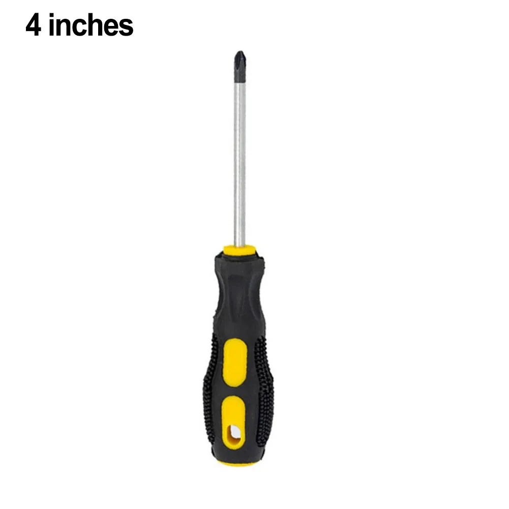 Magnetic Screwdriver Cross Slotted Screwdriver Chrome Vanadium Steel Ergonomic Design Hanging Hole High Hardness