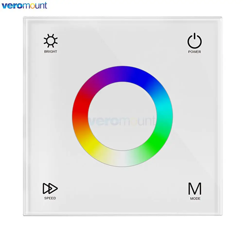Skydance T1 T2 T3 T4 DC12V 24V Panel dotykowy do montażu na ścianie 2.4G bezprzewodowy pilot zdalnego kontroler LED do pojedynczy