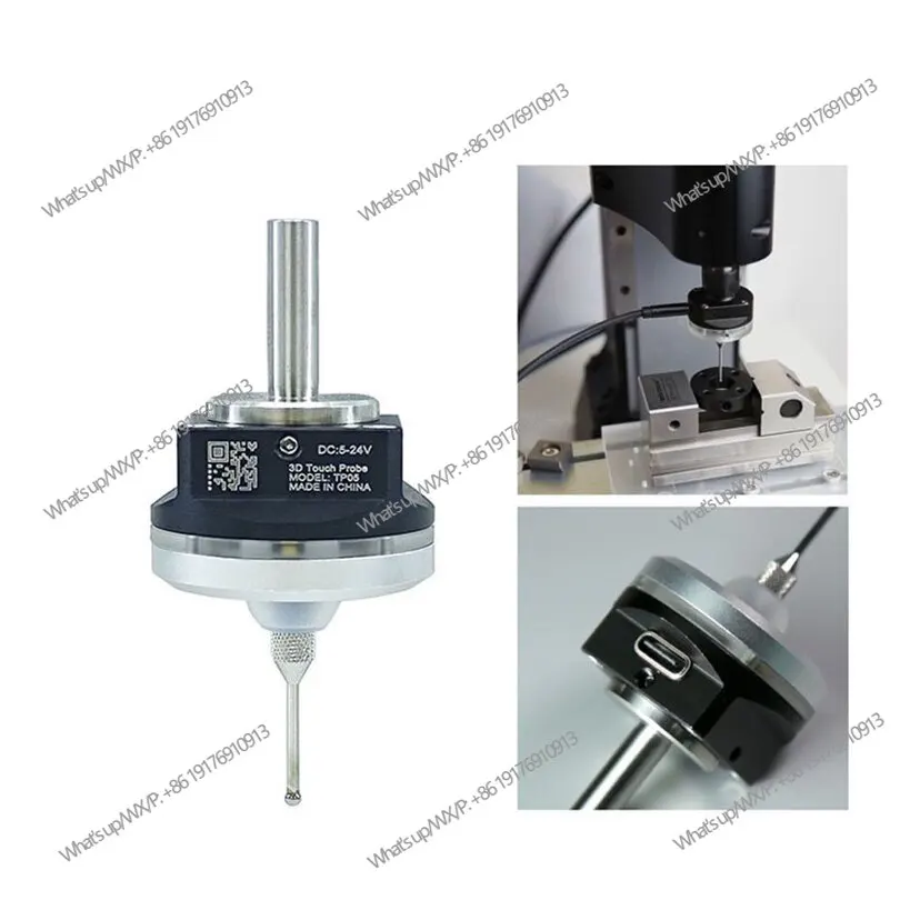 3D edge finder V6 CNC anti-roll 3D probe edge finder, compatible with mach3 and grbl engraving machines