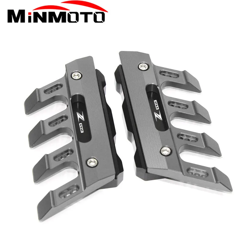 Met Logo Voor Kawasaki Zh2 Z H2 Motorfiets Voorvork Beschermer Spatbord Schuifregelaar Accessoires Spatbord
