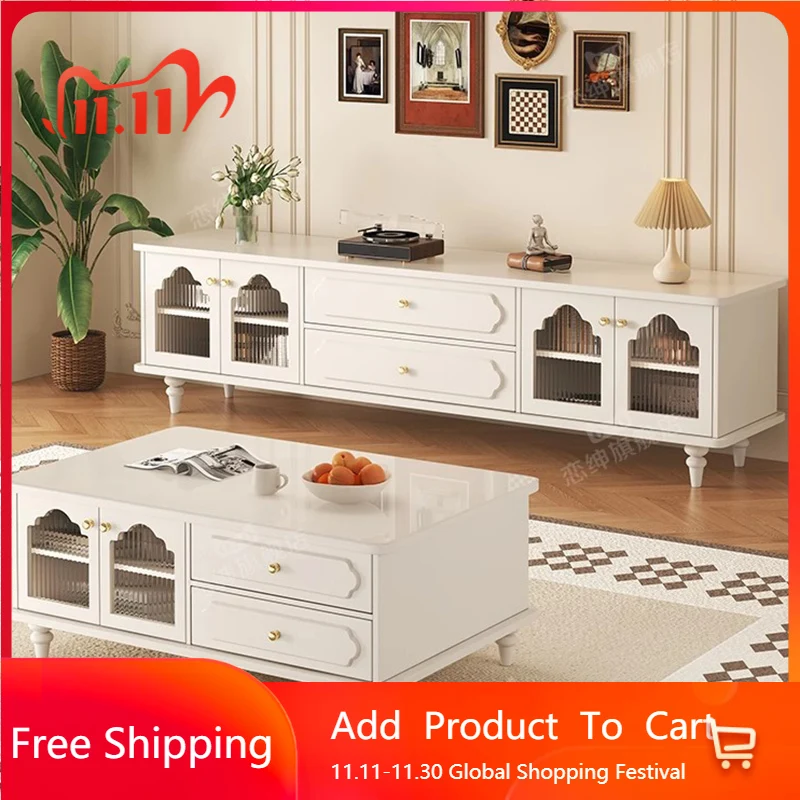 

Mobile White Tv Stands Living Room Modern Display Luxury Wood Designer Drawers Tv Table Universal Archivadores Home Furniture