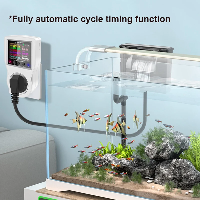 ATORCH WIFI Digital Wattmeter 220V AC Power Meter Electricy Consumption Energy Meter Power Wattage Electricity Meter