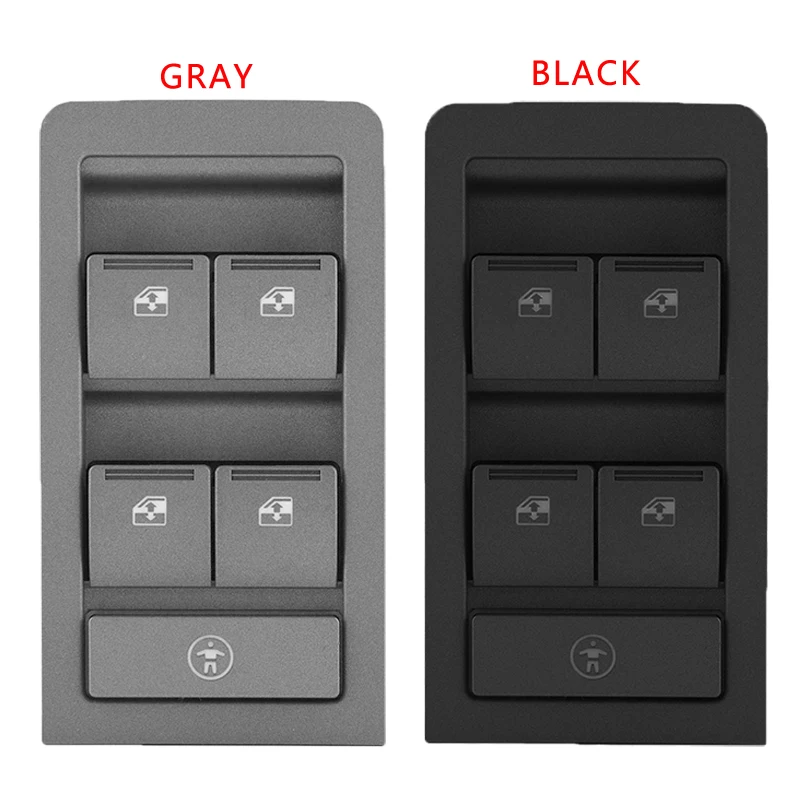 

Electric Power Window Master Control Switch Grey Black Button for Holden Commodore VY VZ 2002 2003 2004 2005 2006 92111628