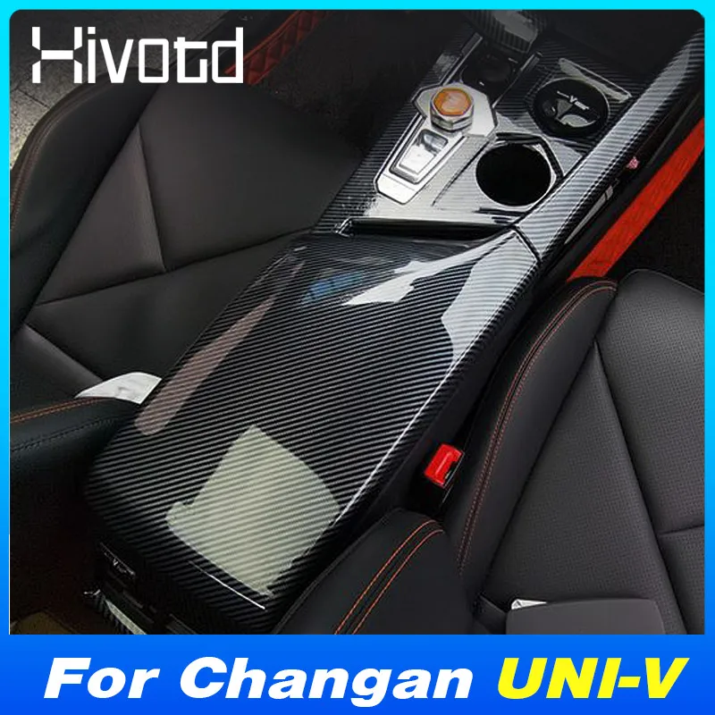 

Car Center Console Armrest Box Trim Cover ABS Decoration Protective Parts For Changan UNI-V 2023 Automotive Interior Accessories