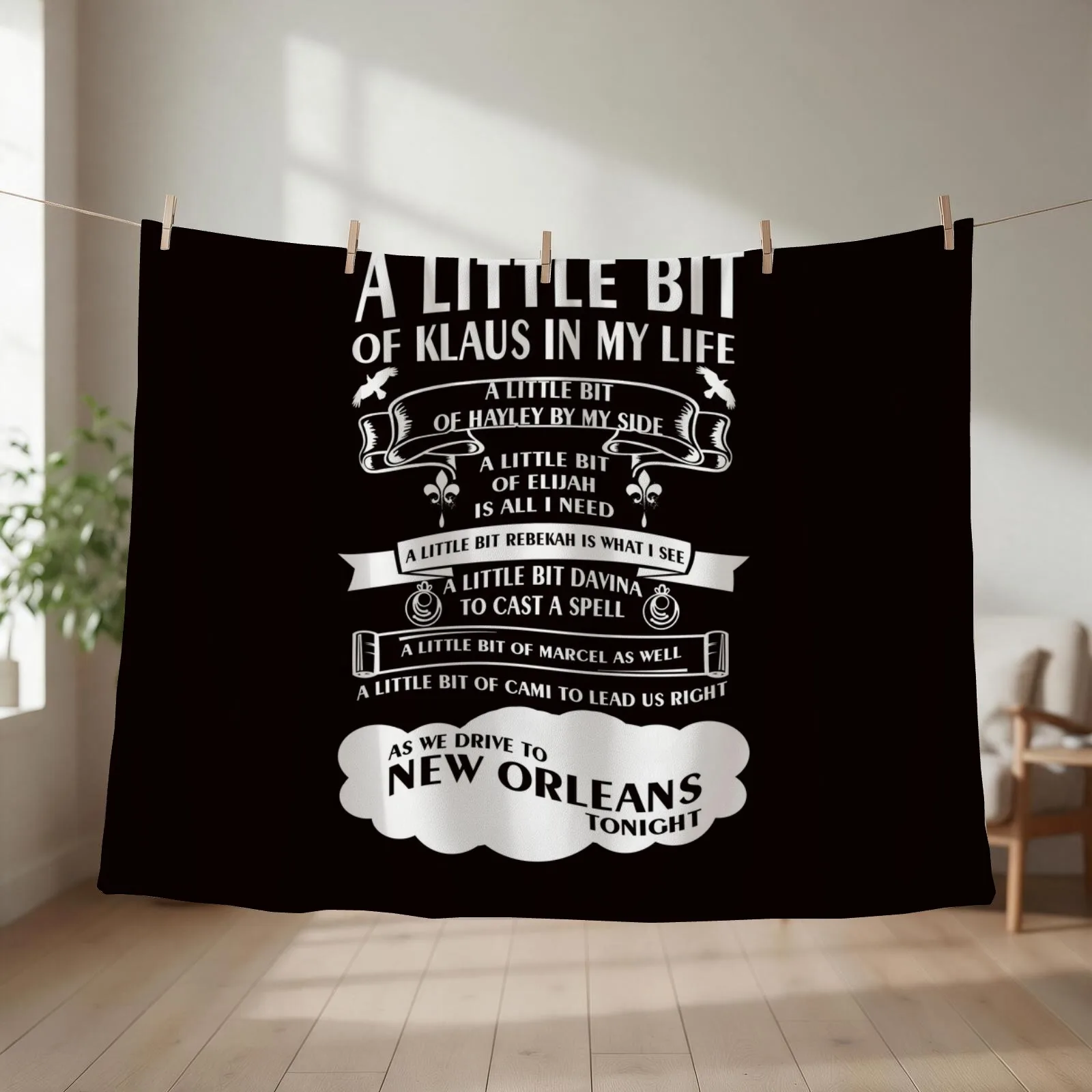 A little bit of Klaus In My Life Throw Blanket Sleeping Bag Plaid Sofa Quilt warm winter Blankets