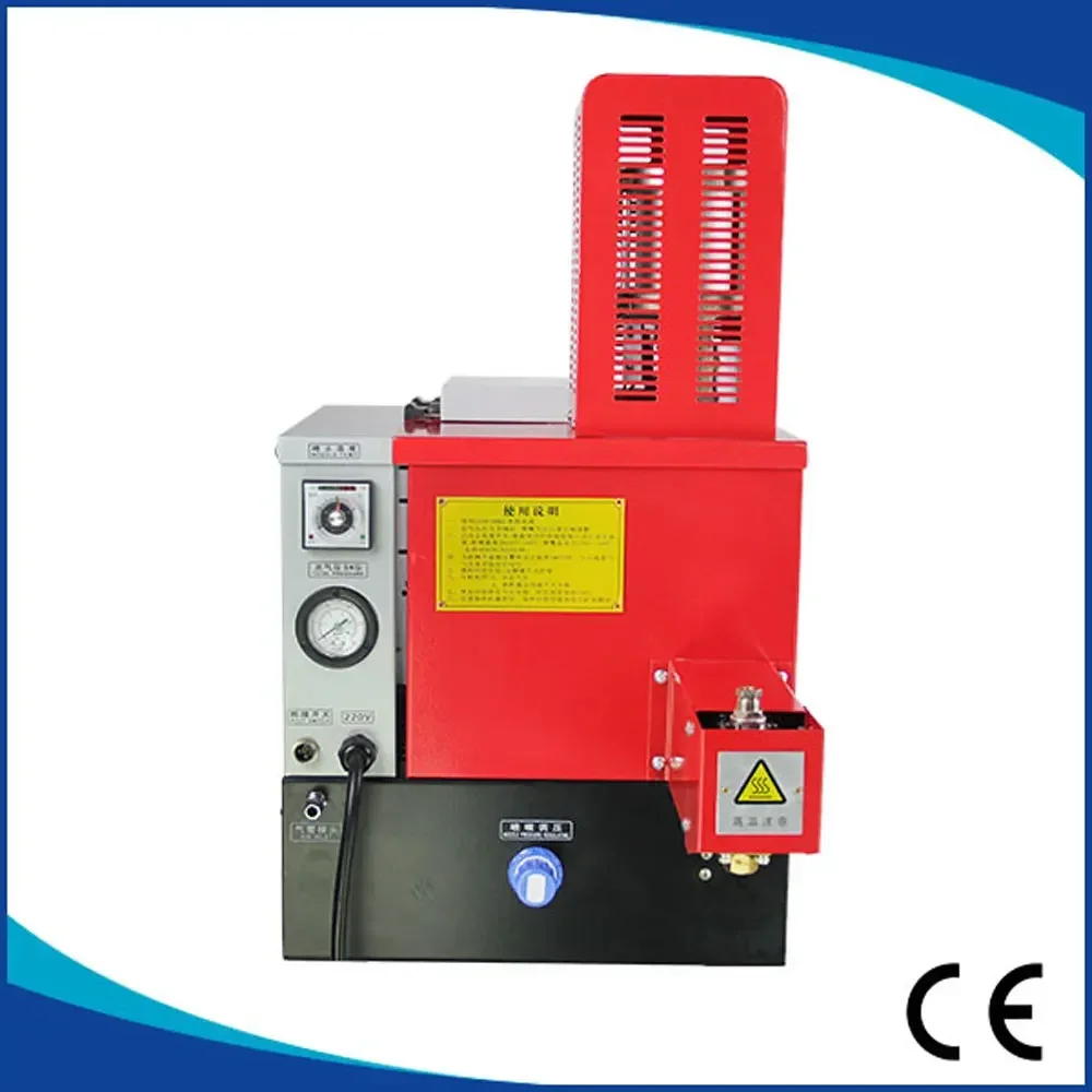 Hot melt glue spraying machine, eyeglass box spraying machine, hot melt adhesive spraying machine, foot pedal control