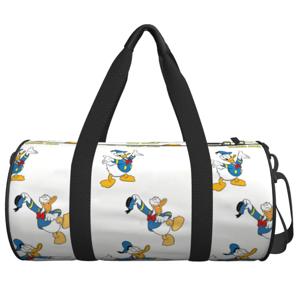 

Donald Duck Travel Bag Cartoon Fashion Sports Bags Large Retro Gym Bag Men Women Printed Outdoor Fitness Bag